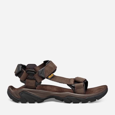 Teva Men's Terra Fi 5 Universal Leather Sandals Sale NZ (XRSND-8973)